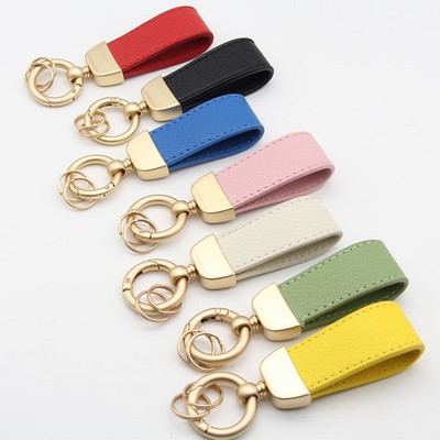 Vegan Leather Keychain