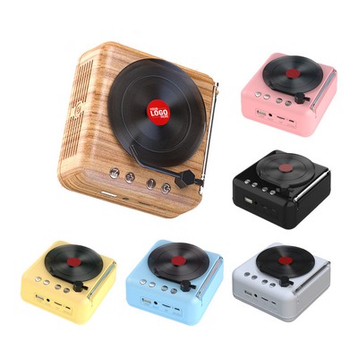 Vinyl Record Bluetooth Speaker