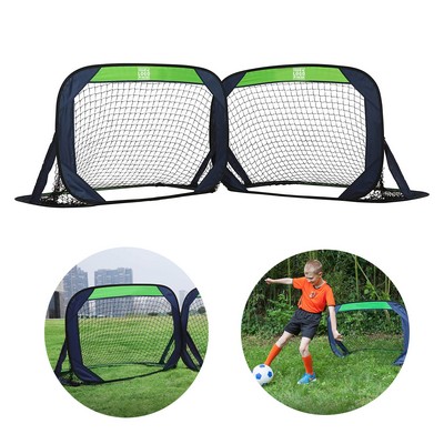 Portable Pop Up Soccer Goal Set - 2 Pack