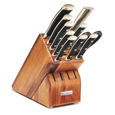 Wusthof Classic Acacia Ikon Block Set (11 Piece)