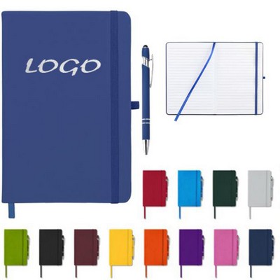 A5 Hardcover Executive Notebook W/ Pen