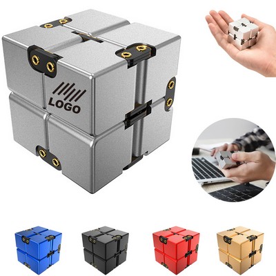 Finger Toys Metal Infinity Cube