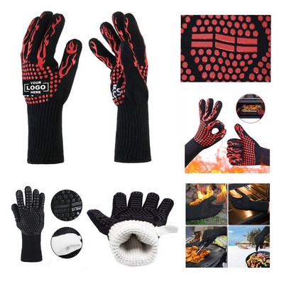 Heat Resistant BBQ Grill and Microwave Oven Gloves