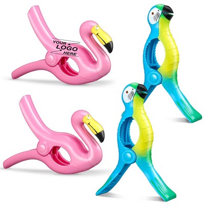 Flamingo Beach Chair Clips