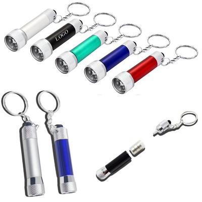 3 LED Aluminum Keychain