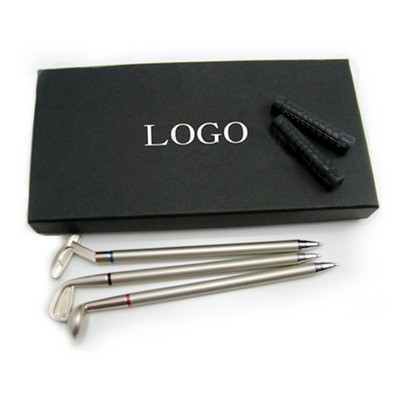 Golf Club Ballpoint Pen Gift Set