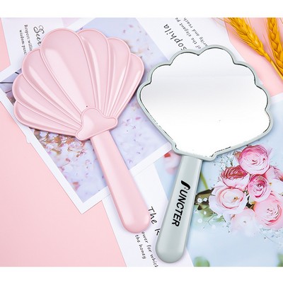 Seashell Shaped Handle Mirror