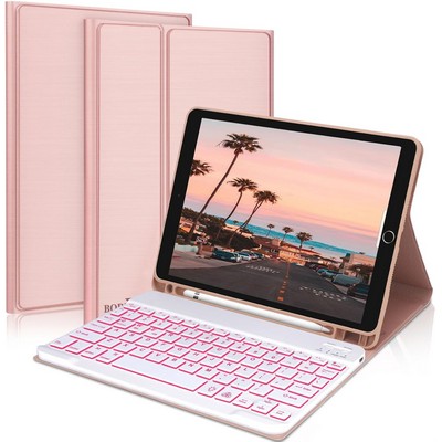 Kidder iBank® Bluetooth Keyboard Case for iPad 10.2'' (Pink)