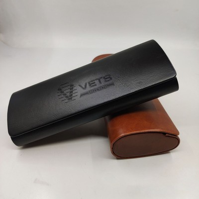 PU Leather Hard Shell Eyeglass Case