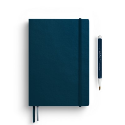 A5 Medium Softcover Notebook - Deep Sea, Plain Pages