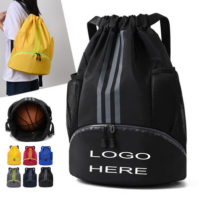 Waterproof Large Sports Training Drawstring Backpack