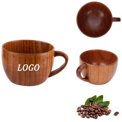 Wooden Coffee Mug with Handle