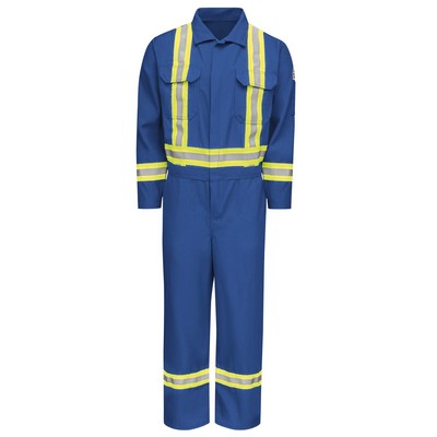 Bulwark® Men's Midweight Nomex FR Premium Coverall with CSA Compliant Reflective Trim