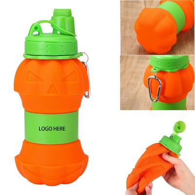 Silicone Folding Sport Water Bottle