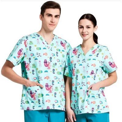 Unisex Scrub Top