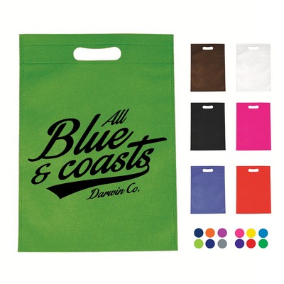 Heat Sealed Non-Woven Tote Bag with Die Cut Handle