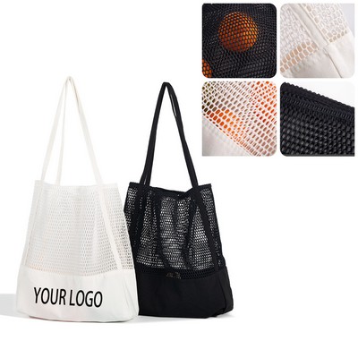 Mesh Canvas Bag