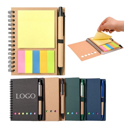 Spiral Notebook Steno Pads With Pen