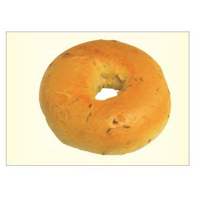 Bagel Metal Photo Magnet (2 1/2"x3 1/2")