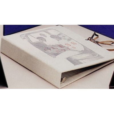 Book Cloth Custom Loose Leaf Supplied Materials Binder