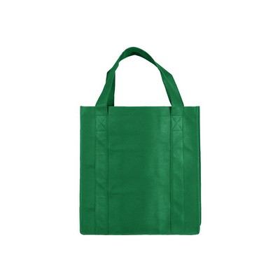 Non Woven Tote Bag w/ Hard Board Insert- 12.5" x 13.5"