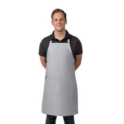 One Pocket Butcher Bib Apron w/ Pencil Divide 34"L x 24"W Made in USA