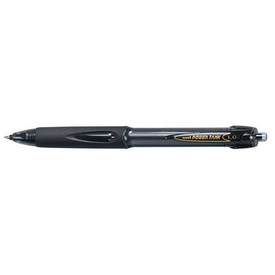 Uniball Power Tank RT Black/Black Ink Retractable Ball Pen