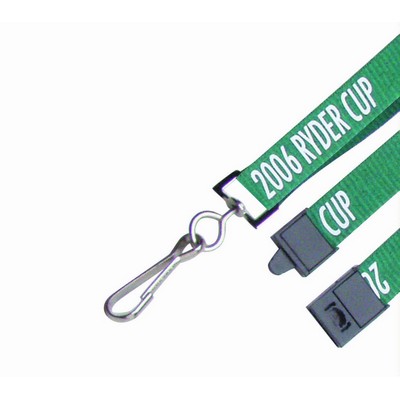 5/8" Polyester Non-Breakaway Lanyard (Silk Screen)