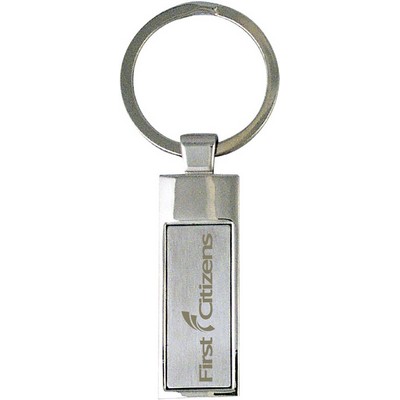 Rectangular Shaped Metal Key Tag