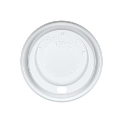 8 oz Foam Cup Domed Lid - White