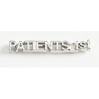 Patients 1st (2 Posts) Marken Design Cast Lapel Pin (Up to 1 1/2")