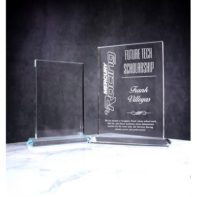 StarFire Vertical Glass Rectangle Award (7½"x6")