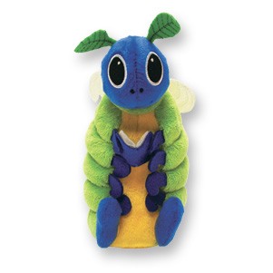 Custom Plush Caterpillar w/ Book