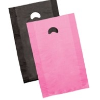 Magenta Pink High Density Encore™ Merchandise Bag w/ Die Cut Handle (13"x3"x21")