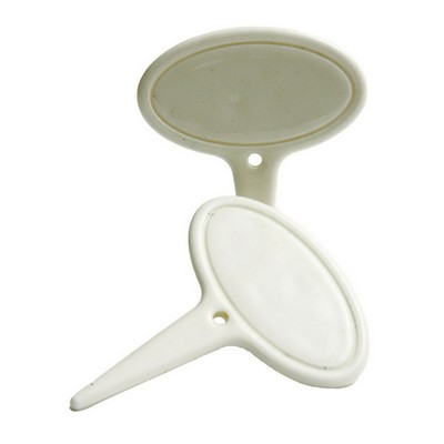 Oval Porcelain Cheese Marker