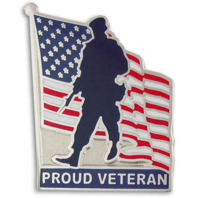 Proud Veteran Pin