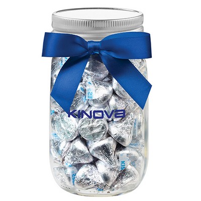 16 Oz. Glass Mason Jar - Hershey's® Kisses®