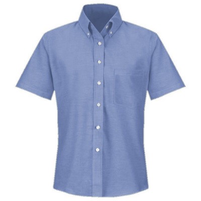 Red Kap™ Women's Short Sleeve Executive Oxford Dress Shirt - Light Blue