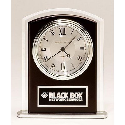 Glass Clock Award 5 1/2" W x 6 1/2" L