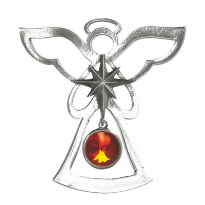 Birthstone Angel Ornament - July