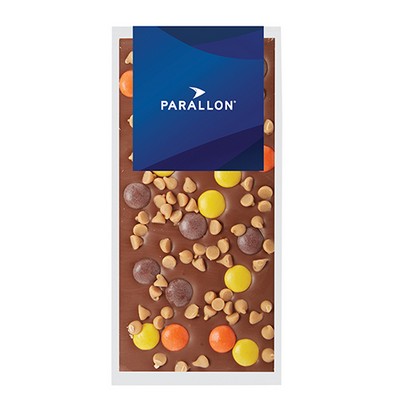 Belgian Chocolate Bar with Reese's® Pieces & Peanut Butter Chips