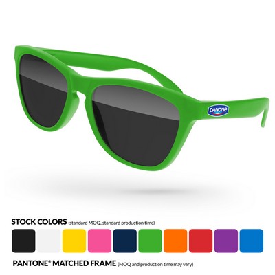 Frog Promotional Sunglasses W/ Temple Imprint