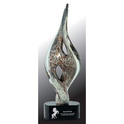 15" Spire Twist Art Glass Award