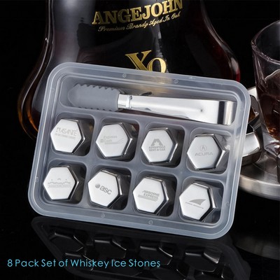 8 PCS Whiskey Ice Stone