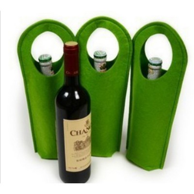 Wine Bottle Single Felt Sleeve