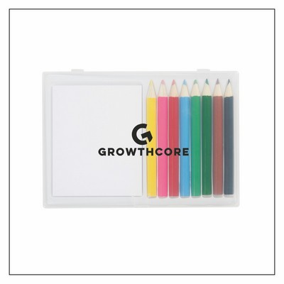 8 Assorted Colored Pencils Kit