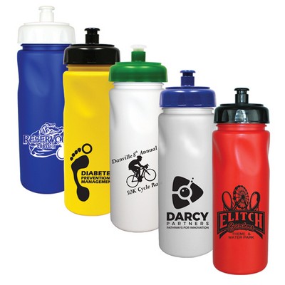 24 Oz. Cycle Bottle w/Push 'N Pull Cap