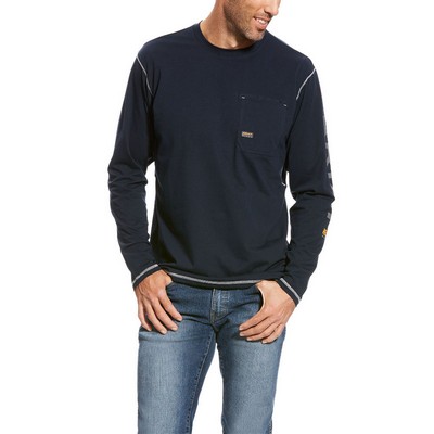 Ariat® Rebar™ Long Sleeve Logo T-Shirt