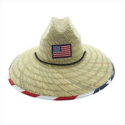 Straw Lifeguard Hat