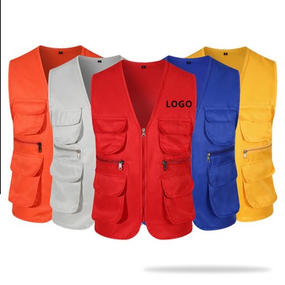 Unisex Work Utility Vest